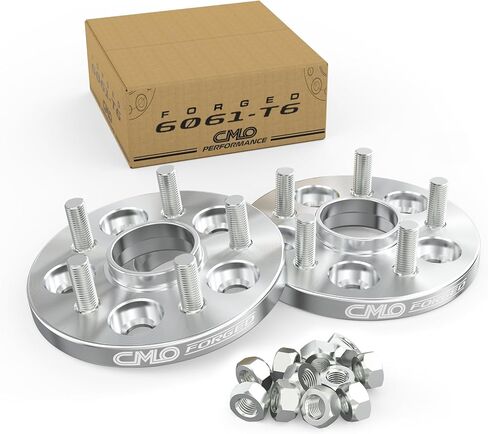Customadeonly Forged 5x114.3 Wheel Spacers 15mm Hubcentric – Converts 67.1mm Hub to 56.1mm Wheel Bore – Compatible for Hyundai Mazda Mitsubishi 5x114.3 Hub – M12x1.5 Studs (2pcs) in Saudi Arabia