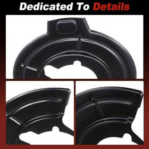 2PCS Front Left & Right Brake Dust Shield for Jeep Wrangler 2007-2017 for Jeep Wrangler JK 2018 Replace Brake Disc Backing Plate No.52060143AA/68043287AB/68043286AB/52060142AA in Saudi Arabia