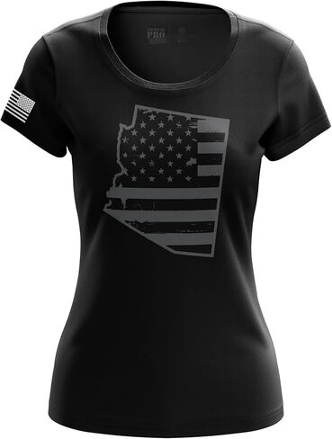 Tactical Pro Supply Patriotic Flag Women's T Shirt in Saudi Arabia
