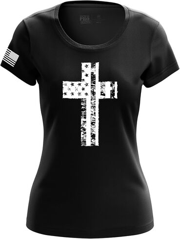 Tactical Pro Supply Patriotic Flag Women's T Shirt in Saudi Arabia