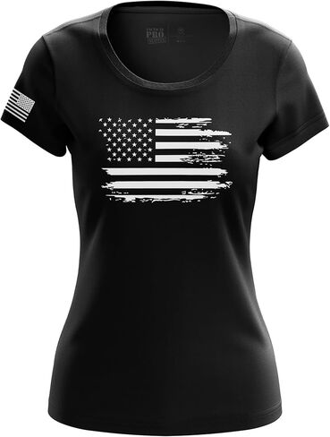 Tactical Pro Supply Patriotic Flag Women's T Shirt in Saudi Arabia