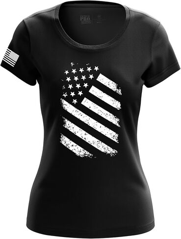 Tactical Pro Supply Patriotic Flag Women's T Shirt in Saudi Arabia