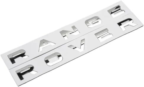 ملصق ثلاثي الأبعاد بشعار ABS ثلاثي الأبعاد لغطاء السيارة وشارة بونيه مناسب لشعار رينج روفر L320 L322 L405 L494 (فضي غير لامع) in Kuwait