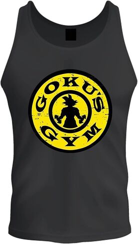 Work Out Training Goku's Gym Unisex S - 2XL Tank Top Tee Shirt in Saudi Arabia