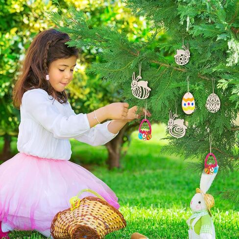Easter Gifts for Girls Boys, 3 PCS Bunny Bracelets Friendship Pendant with Cards, Charm Jewelry for Kids Teens in Saudi Arabia