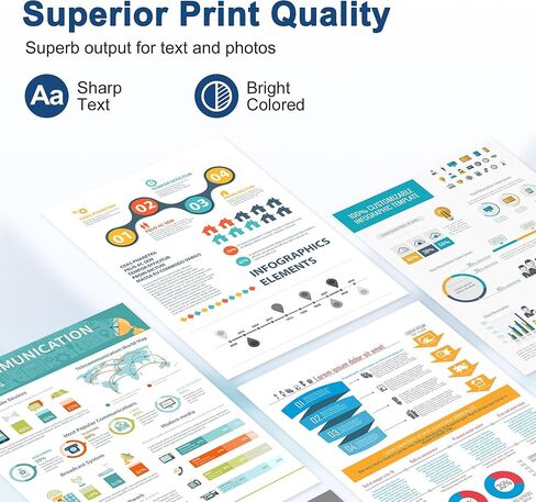 Pristar Compatible LC406XL LC406 Ink Cartridges for Brother Printer Replacement for Brother Ink Cartridges LC406 LC406XL Work with Brother MFC-J4335DW J5855DW J6555DW J6955DW Printer,4 Pack High Yield in Kuwait