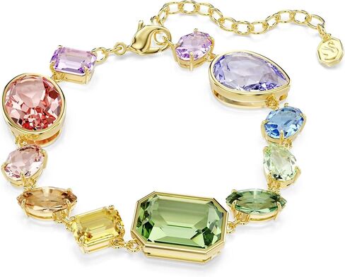 سوار سواروفسكي جيما، قطع مختلطة، متعدد الألوان، مطلي بالذهب-tSwarovski One in Kuwait