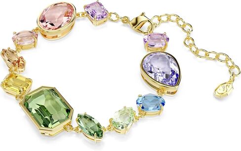 سوار سواروفسكي جيما، قطع مختلطة، متعدد الألوان، مطلي بالذهب-tSwarovski One in Kuwait