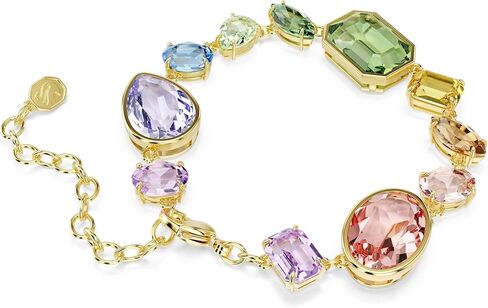 سوار سواروفسكي جيما، قطع مختلطة، متعدد الألوان، مطلي بالذهب-tSwarovski One in Kuwait