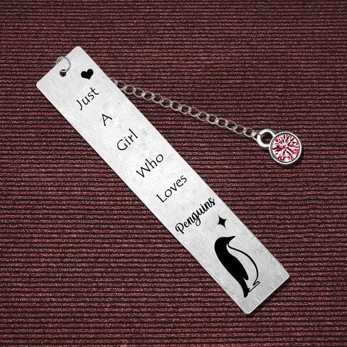 Funny Penguin Gifts Just A Girl Who Loves Penguins Gift for Women Penguins Bookmark Penguin Lover in Saudi Arabia