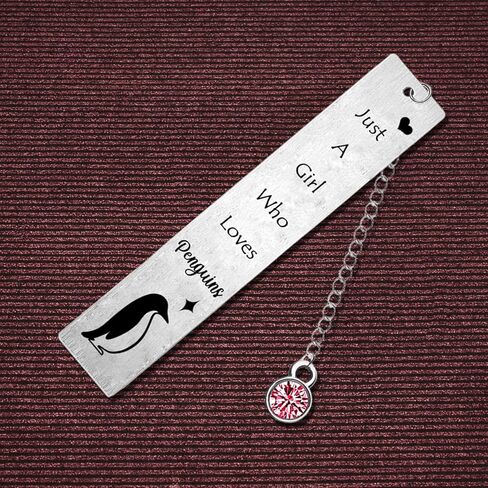 Funny Penguin Gifts Just A Girl Who Loves Penguins Gift for Women Penguins Bookmark Penguin Lover in Saudi Arabia