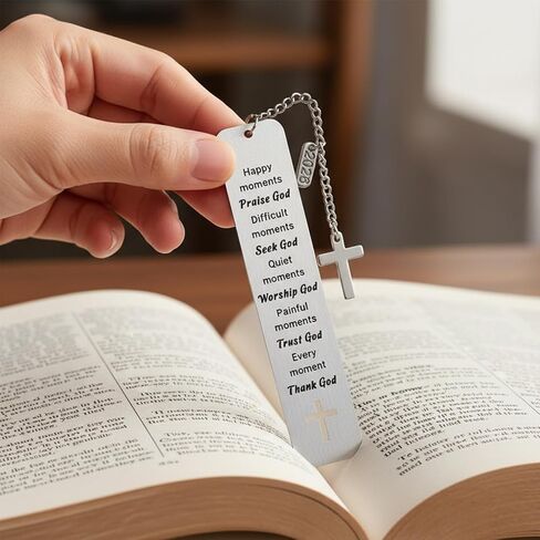 إشارة مرجعية للكتاب المقدس، هدايا مسيحية للنساء، هدايا المناولة الأولى، إشارات مرجعية دينية للقراءة اليومية والكتاب المقدس، مجموعة من علامتين كتاب ملهمتين in Kuwait