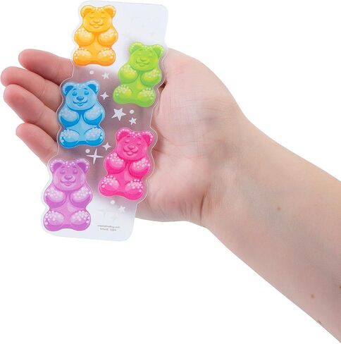 Fun Express Bulk 48 Piece Candy Critters Transparent Bookmarks with Glitter in Saudi Arabia