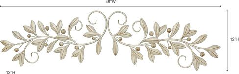 Touch of Class Catarina Ivory Metal Wall Grille in Saudi Arabia