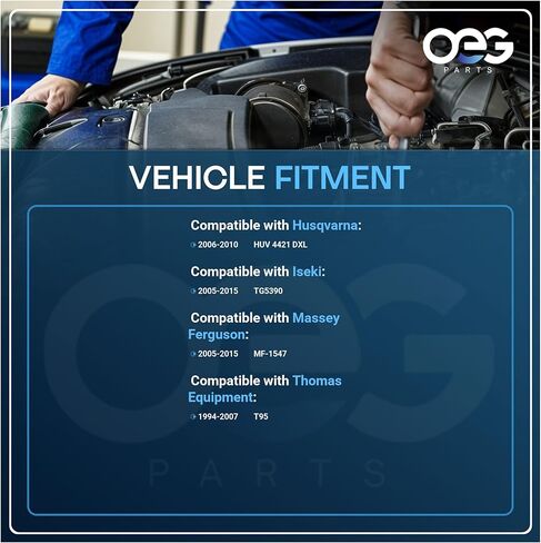 أجزاء OEG مولد كهربائي جديد متوافق مع Husqvarna HUV 4421 DXL Kubota D722 Iseki Tractor TG5390 Massey MF-1547 Thomas Equip T95 V1305B، 1012112490، 1012112850، 1661564011، TA04374011، AND0533 in Kuwait