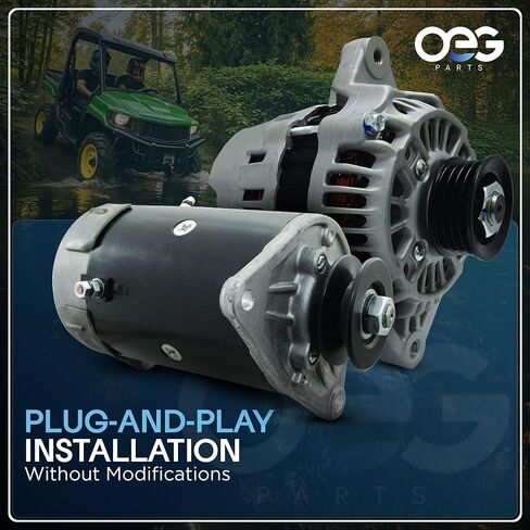 أجزاء OEG مولد كهربائي جديد متوافق مع Husqvarna HUV 4421 DXL Kubota D722 Iseki Tractor TG5390 Massey MF-1547 Thomas Equip T95 V1305B، 1012112490، 1012112850، 1661564011، TA04374011، AND0533 in Kuwait