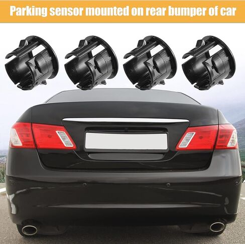 4 Pcs 8934833010 Rear Bumper Backup Parking Aid Retainer Brackets for Lexus ES350 2007-2012 for Lexus HS250H 2010-2011 Parking Assist Sensor Bezels in Kuwait