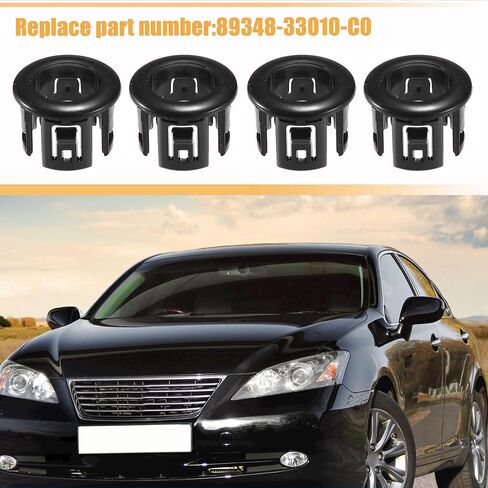 4 Pcs 8934833010 Rear Bumper Backup Parking Aid Retainer Brackets for Lexus ES350 2007-2012 for Lexus HS250H 2010-2011 Parking Assist Sensor Bezels in Kuwait