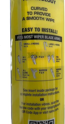 Rain-X 28'' Vision Wiper Blade, Standard Beam, All Weather Performance Curved Smooth Wipe (28) in Saudi Arabia