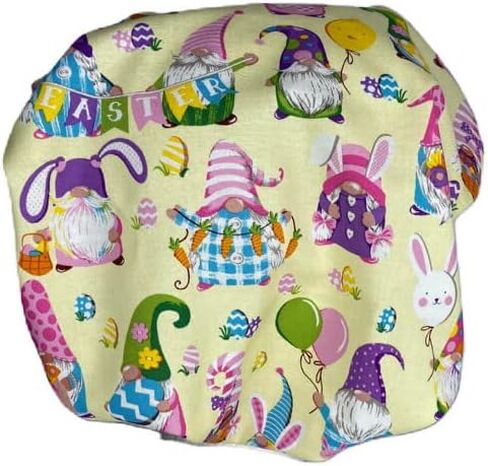 Bouffant Scrub Hat Bunny Gnomes in Kuwait