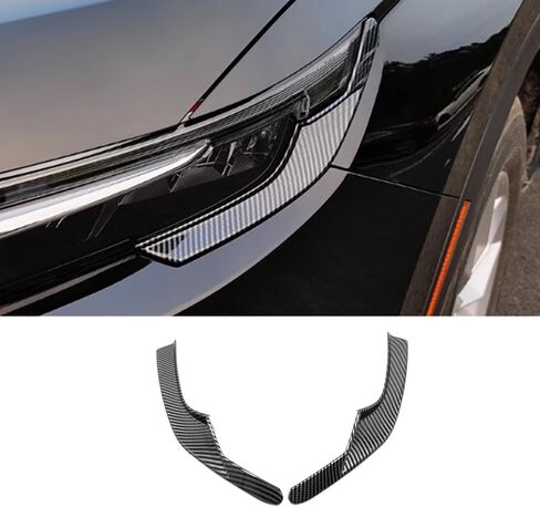 ERIDANUS Auto Accessories Fit for Honda CRV CR-V 2023 2024 Front Head Light Eyebrow Cover Trim (Chrome Silver) ABS 2PCS in Saudi Arabia