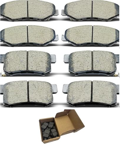 Brake Pads Kits |FOR Honda CRV 2005 2006 ALL MODE| 2012 2013 2014 2015 2016 For Honda CR-V FWD | 8pcs Front Rear Ceramic brake pads D914 D1086 CCTECHMASS in Kuwait