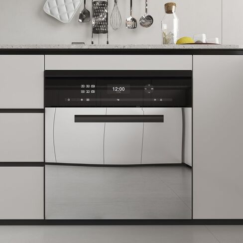 ملصقات شريط مرآة حائط مرنة من Abyssaly - مرايا قابلة للتقشير واللصق ذاتية اللصق - فيلم لاصق عاكس للسلامة غير زجاجي ذاتي اللصق - لفة ورق فضية عاكسة لديكور الحائط 15.7 × 196 in Kuwait