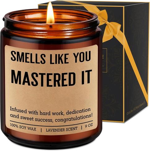 Fairy's Gift Grad Candle, Masters Degree Graduation Gifts for Her Him, 2026 Graduation Gifts for Masters Degree Women Men, Congratulations Presents for MBA Graduates, Congrats Presents for Masterate in Saudi Arabia