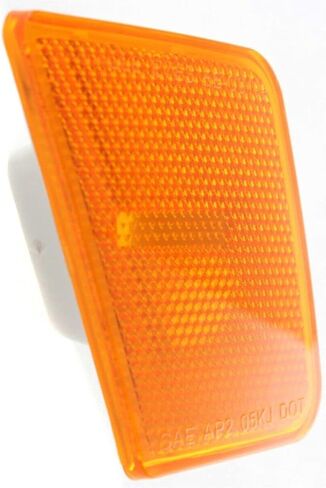 DAT AUTO PARTS Front Right Passenger Side Lower Marker Reflector Light Lens Housing Assembly Replacement for 2005-2007 Jeep Liberty Orange Lamp Plastic Textured CH2551123 55156882AB in Saudi Arabia