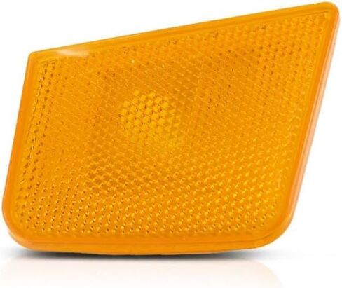 DAT AUTO PARTS Front Right Passenger Side Lower Marker Reflector Light Lens Housing Assembly Replacement for 2005-2007 Jeep Liberty Orange Lamp Plastic Textured CH2551123 55156882AB in Saudi Arabia