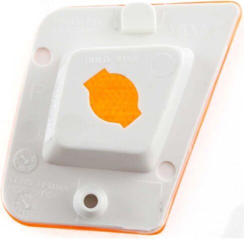 DAT AUTO PARTS Front Right Passenger Side Lower Marker Reflector Light Lens Housing Assembly Replacement for 2005-2007 Jeep Liberty Orange Lamp Plastic Textured CH2551123 55156882AB in Saudi Arabia