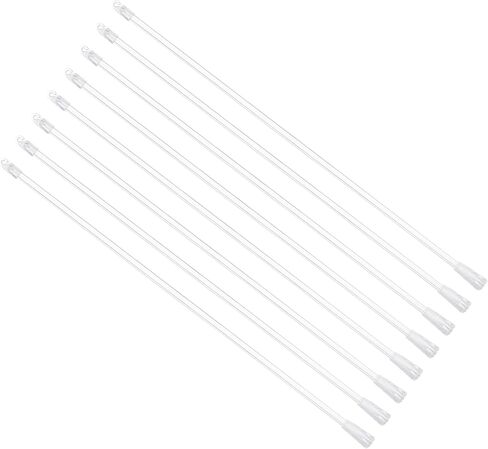 uxcell Blind Wand Replacement with Hook,3Pcs 21" Long Acrylic Blind Tilt Wand with Hook and Grip, Vertical Blind Rod Stick for Window Blind Stick Wand Opener (Transparent) in Saudi Arabia