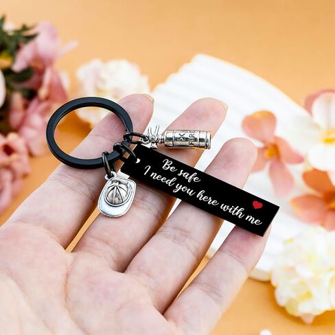 Firefighter Gifts for Men Firefighter Keychain Fire Fighter Gifts for Dad Husband Adult Son Boyfriend Firemen Accessories Best Gift for Firemen Appreciation Graduation Present for Him Firefighters in Kuwait