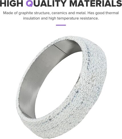 Exhaust Gasket,Car Accessories Exhaust Flange Gasket,Automotive Replacement,Universal Graphite Construction Donut Gaskets Seal Muffler Ring for Stop Leakage,Fit for Most Cars Trucks (2.5inch) in Saudi Arabia
