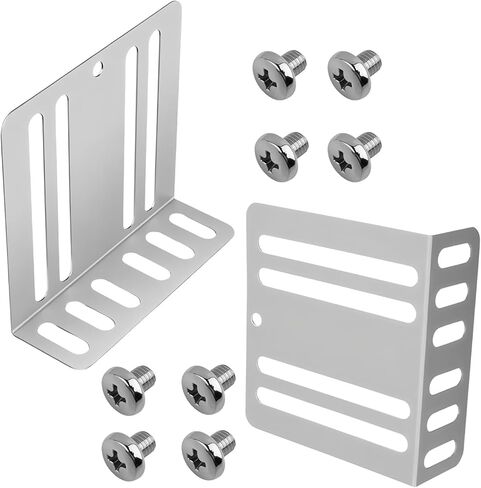 مجموعة أدوات قياس DIN مزدوجة للسيارة مع براغي - قطعتان، لتثبيت الصوت وأدوات السيارات ومجموعات تركيب الراديو، ودعامة معدنية لصوت السيارات in Kuwait