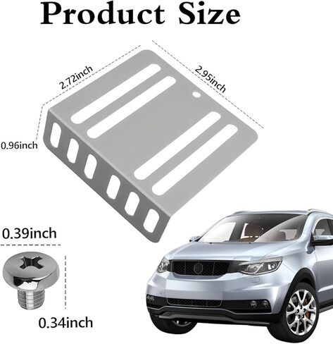 مجموعة أدوات قياس DIN مزدوجة للسيارة مع براغي - قطعتان، لتثبيت الصوت وأدوات السيارات ومجموعات تركيب الراديو، ودعامة معدنية لصوت السيارات in Kuwait