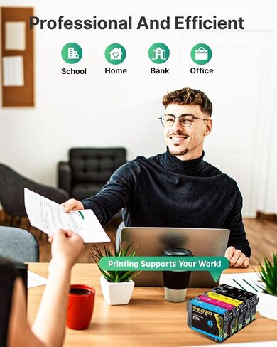 812XL Ink Cartridges Combo Pack Remanufactured Replacement for 812XL Ink Cartridge Epson for Epson 812XL 812 XL T812XL for Workforce Pro WF-7840 WF-7820 WF-7310 EC-C7000 Printer（5 Pack, 812XL） in Kuwait