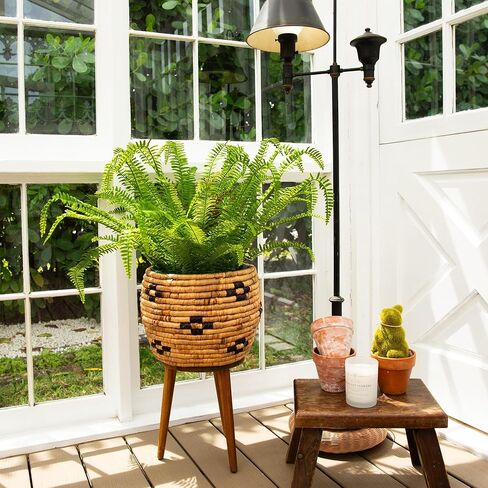 Nearly Natural 27in. UV Resistant Artificial Boston Fern Plant with Real Touch Leaves (Indoor/Outdoor) in Saudi Arabia