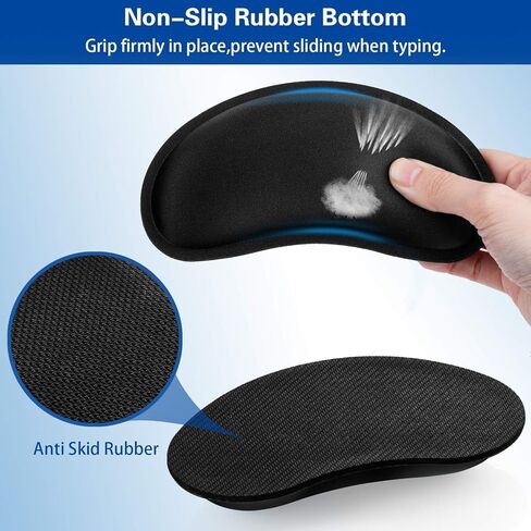 Cyberpunk Mouse Pad Set with Wrist Rest & Coaster - 3-Piece Ergonomic Gaming Kit, Non-Slip Thick Rubber Base, Smooth Surface for Office Laptop Desk 9.44 * 7.87 Inch Desk Mat (Sakura) in Saudi Arabia