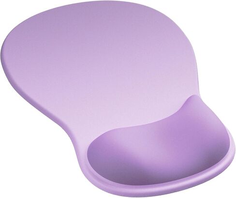 Ergonomic Mouse Pad with Gel Wrist Rest, Comfortable Cute Mousepad with Non-Slip PU Base, Waterproof & Washable Surface, Purple Mouse Pad for Office, Home, Gaming, Computer, Laptop in Saudi Arabia