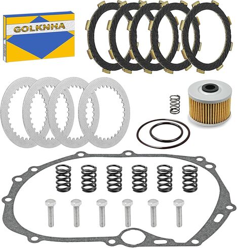 Clutch Kit & Friction Steel Plates with Heavy Duty Gasket & Springs for Kawasaki KLX110 KLX110L KLX/110/110 LAN110 AN112 BR125 Z125 Pro/Edition/SE Fury 125R with Suzuki DR-Z110 Motorcycle in Saudi Arabia