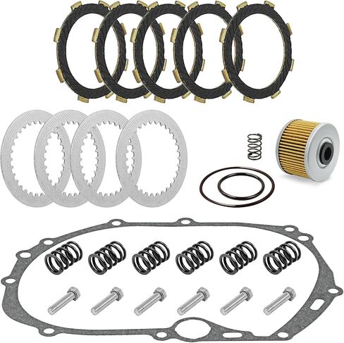 Clutch Kit & Friction Steel Plates with Heavy Duty Gasket & Springs for Kawasaki KLX110 KLX110L KLX/110/110 LAN110 AN112 BR125 Z125 Pro/Edition/SE Fury 125R with Suzuki DR-Z110 Motorcycle in Saudi Arabia
