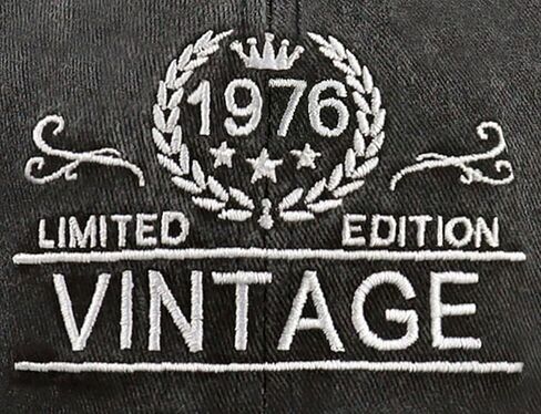 قبعات Kahhrepa Vintage 21 30 40 50 60 70 80 90 سنة للرجال والنساء، قبعة بيسبول مطرزة قابلة للتعديل لعيد الميلاد in Kuwait