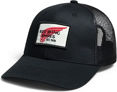 قبعة Red Wing Shoes Pro Trucker، قبعة بيسبول من نسيج قطني طويل قابلة للتعديل بنسبة 100% in Kuwait
