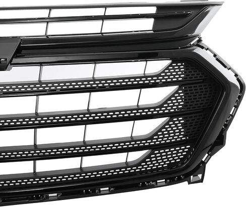 Suitable for Gloss Black Front Bumper Grille for Chevrolet Traverse (2018-2021) - Upper Chrome Grill, OEM Part #84297944 in Saudi Arabia