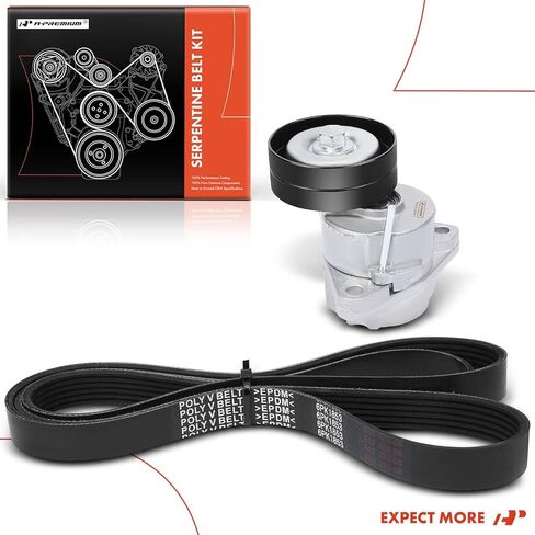 مجموعة محرك سير السربنتين A-Premium Engine متوافقة مع Isuzu Amigo 1998-2000، Rodeo 1998-2003، Rodeo Sport 2001-2003 - 2.2L in Saudi Arabia