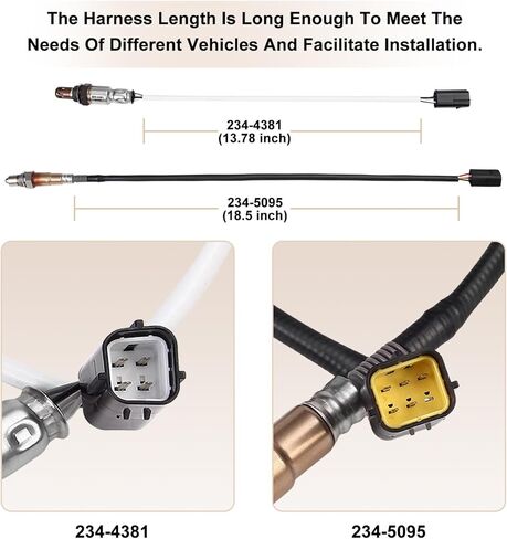 Oxygen O2 Sensor Upstream Downstream Fits for Infiniti QX56 5.6L V8 2011 2012 2013, QX80 5.6L V8 2014, Replace 234-5095, 234-4381, 2345095, 2344381 4Pcs in Saudi Arabia