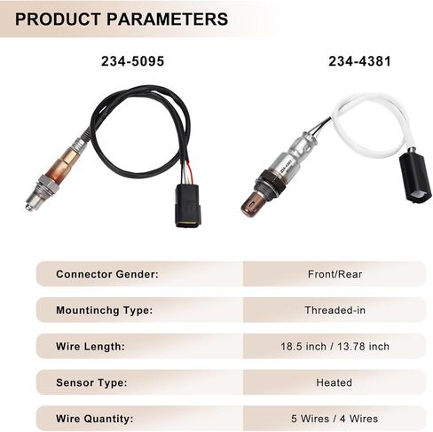Oxygen O2 Sensor Upstream Downstream Fits for Infiniti QX56 5.6L V8 2011 2012 2013, QX80 5.6L V8 2014, Replace 234-5095, 234-4381, 2345095, 2344381 4Pcs in Saudi Arabia