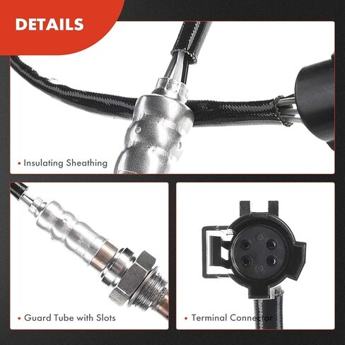 A-Premium O2 Oxygen Sensor Compatible with Chrysler PT Cruiser 2001-2002, 300M 2002-2004, Concorde 2002-2004 & Dodge Intrepid 2002-2004, 2-PC Set, Replace# 5033758AA in Saudi Arabia