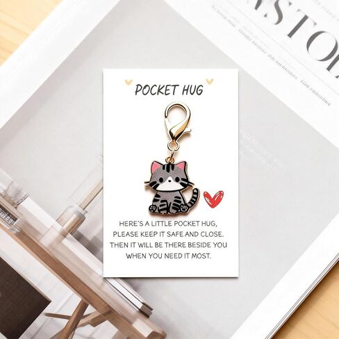 choice of all Cat Keychain Cat Bag Charm Cute Charms for Backpacks Clip On Cat Collar Charms for Handbags Accessories in Saudi Arabia